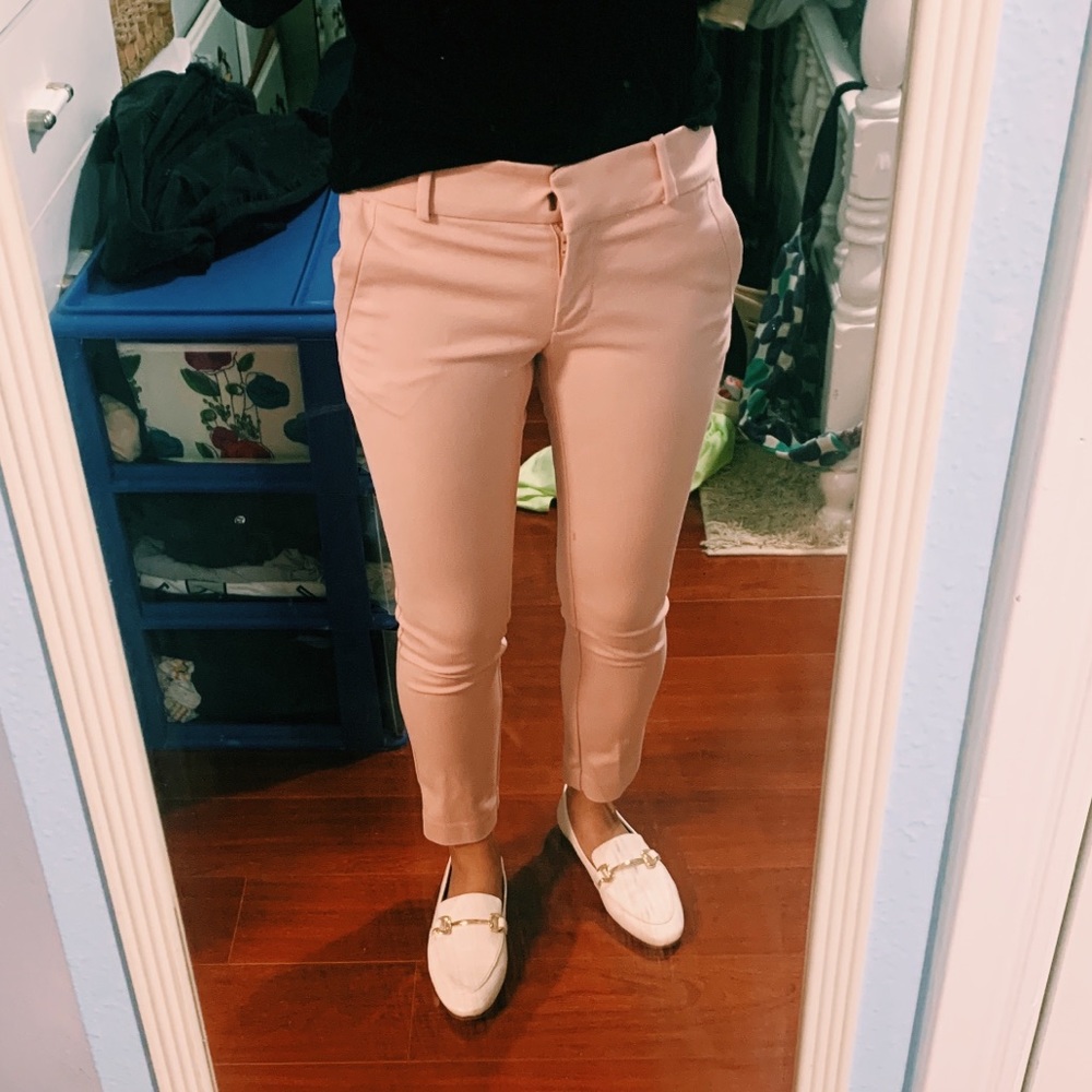 Loft petite business slacks, modern skinny ankle